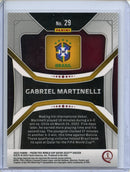 2022 Panini Prizm FIFA World Cup Qatar Gabriel Martinelli