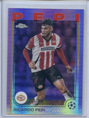 2024-25 Topps Chrome UEFA Club Comps Ricardo Pepi Violet Prism 191/299
