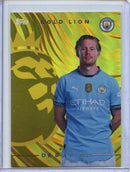 2026-27 Topps Flagship EPL Kevin De Bruyne Gold Lion