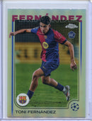 2024-25 Topps Chrome UEFA Club Comps Toni Fernandez Refractor