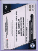 2021-22 Topps Chrome Bundesliga Soccer Manuel Prietl Autograph Magenta Refractor 54/150