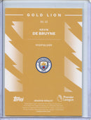 2026-27 Topps Flagship EPL Kevin De Bruyne Gold Lion