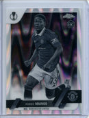 2022-23 Topps Chrome UEFA Kobbie Mainoo Black & White Ray Wave