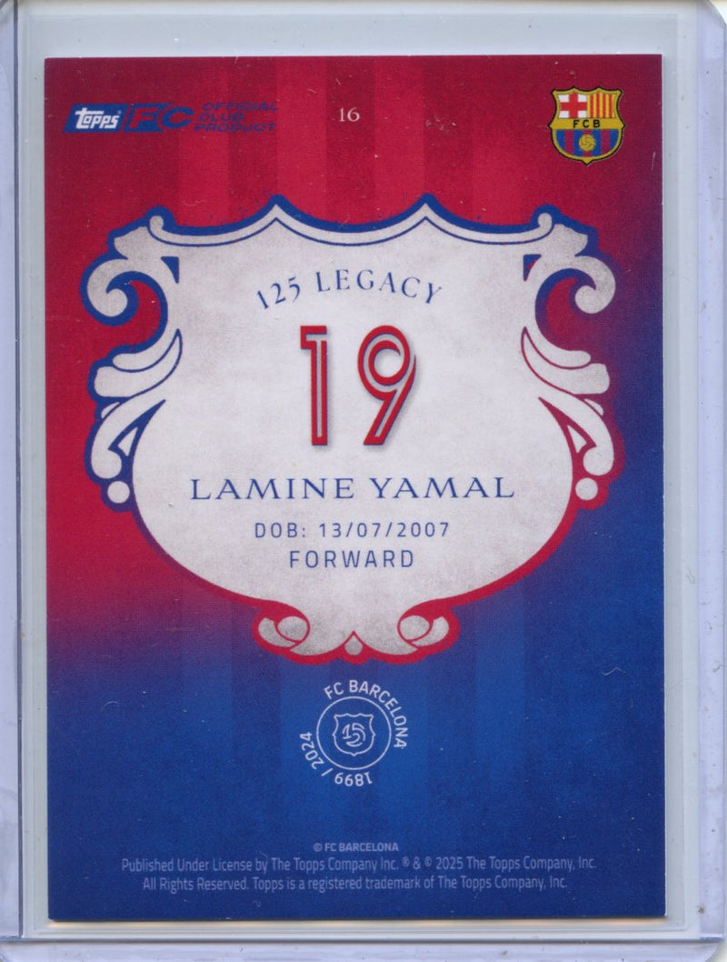 2024-25 Barcelona 125th Anniversary Lamine Yamal Legacy