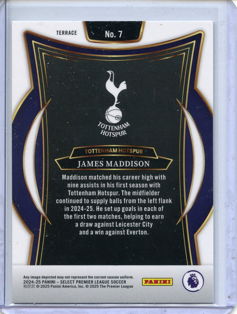 2024-25 Panini Select Premier League James Maddison Terrace