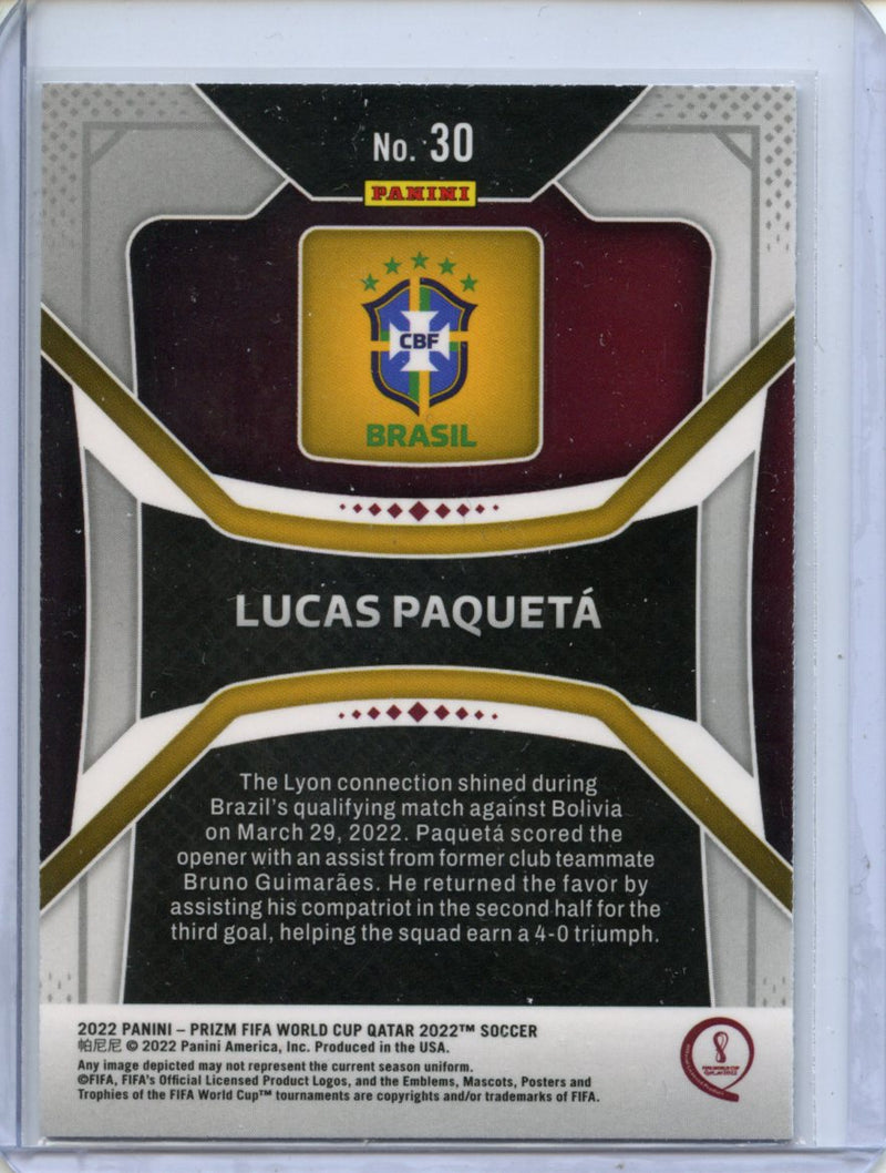 2022 Panini Prizm FIFA World Cup Qatar Lucas Paqueta