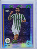 2024-25 Topps Chrome UEFA Club Comps Isco Violet Prism 291/299