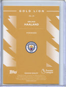 2026-27 Topps Flagship EPL Erling Haaland Gold Lion