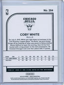 2019-20 NBA Hoops Coby White Neon Green