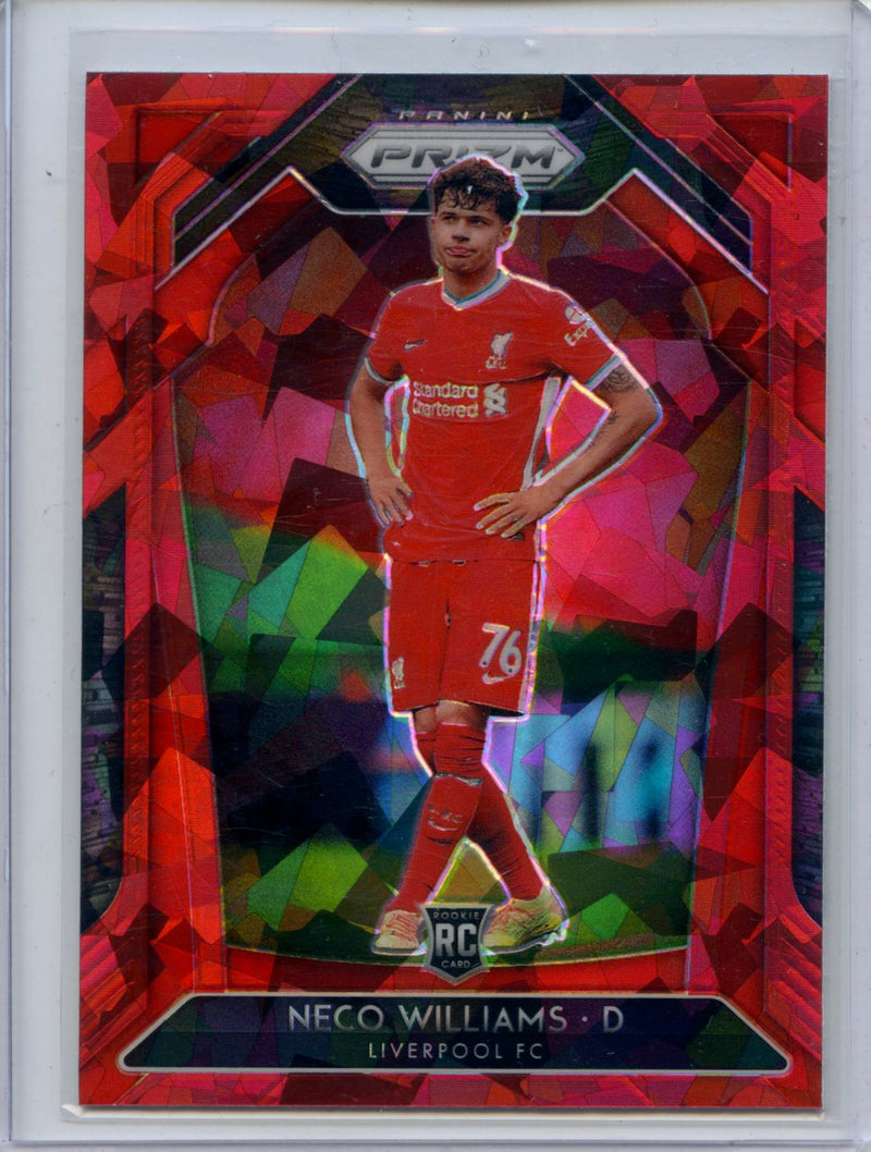 2020-21 Panini Prizm Premier League Neco WIlliams Red Ice