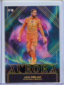 2025-26 Panini Pitch Kings Jan Oblak Aurora