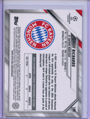 2021-22 Topps Chrome UEFA CL Omar Richards Black & White Ray Wave Refractor