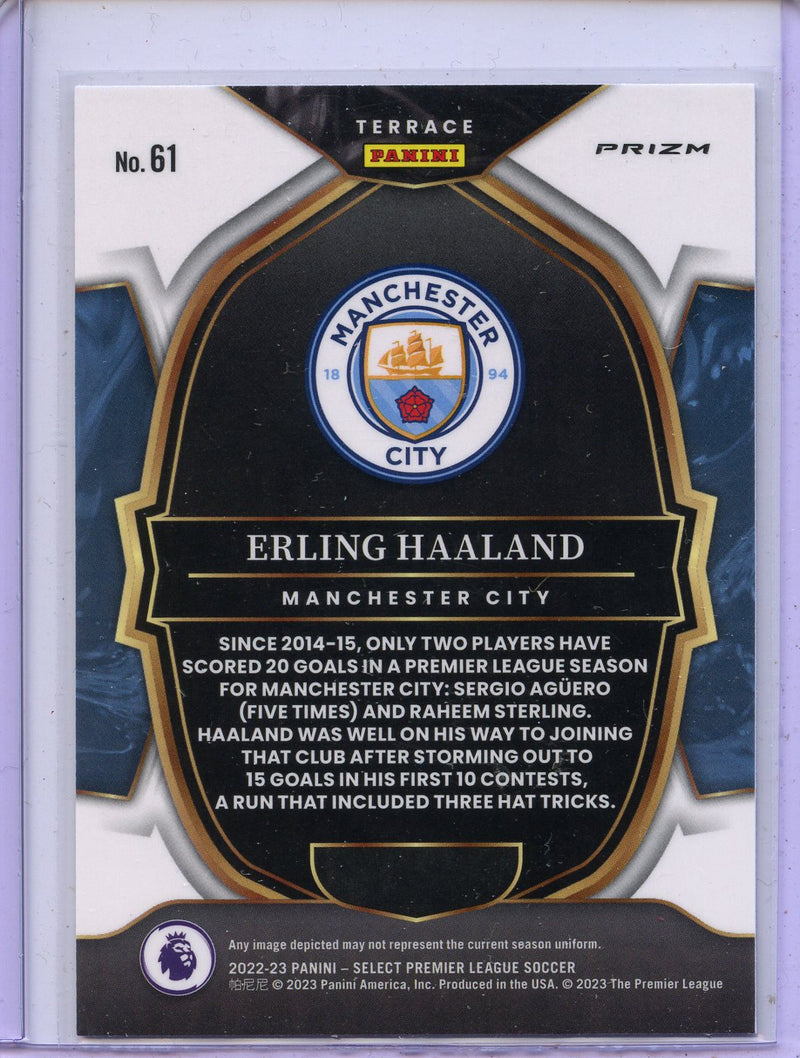 2022-23 Select Premier League Erling Haaland Terrace Silver