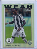 2024-25 Topps Chrome UEFA Club Comps Timothy Weah Refractor