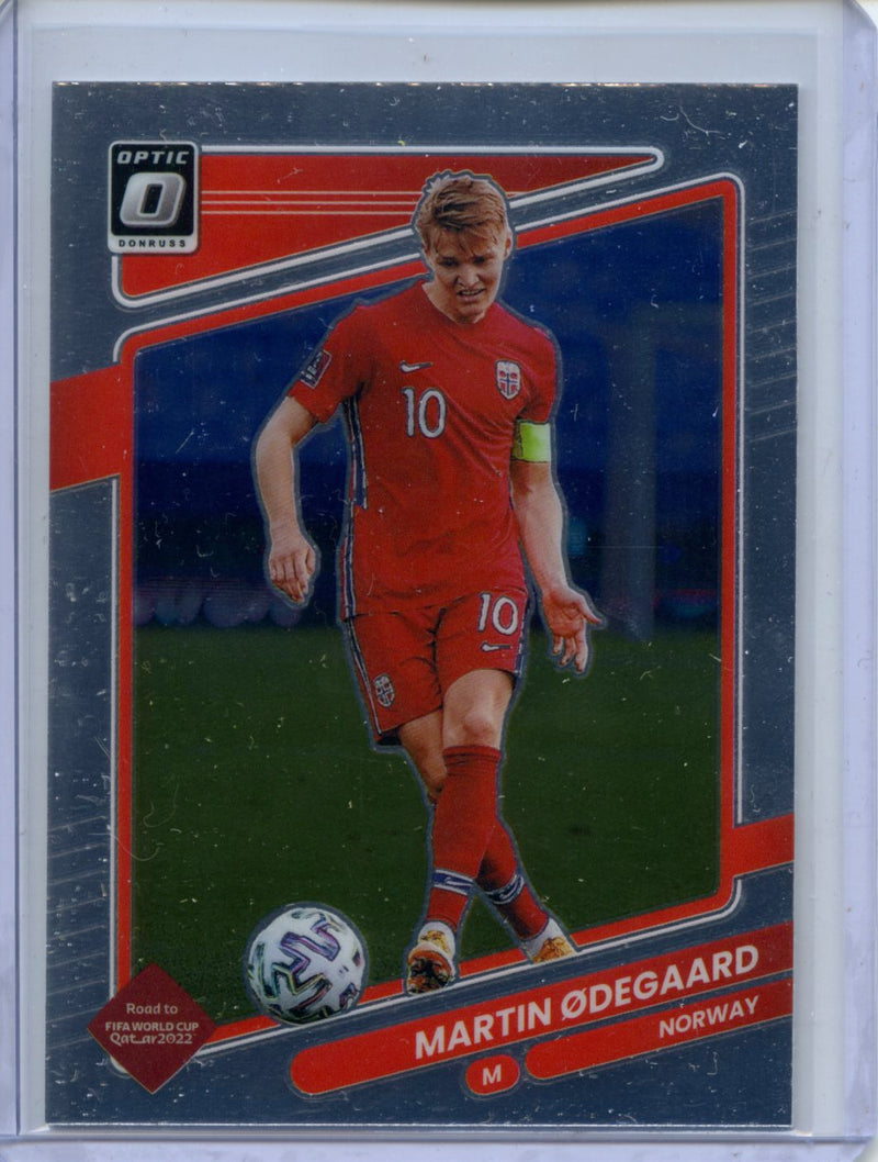 2021-22 Panini Donruss Road To Qatar Martin Odegaard Optic