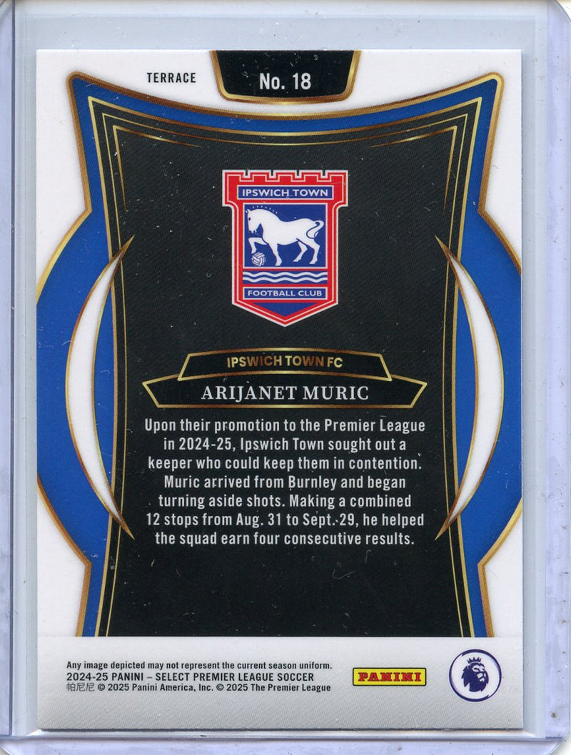 2024-25 Panini Select Premier League Arijanet Muric Terrace