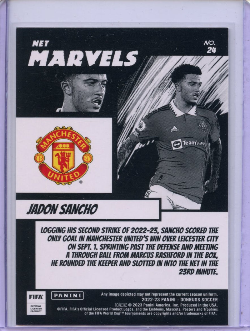 2022-23 Donruss FIFA Jadon Sancho Net Marvels