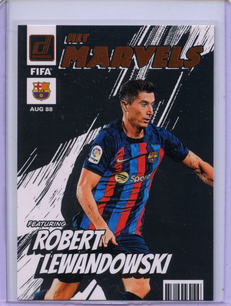 2022-23 Donruss FIFA Robert Lewandowski Net Marvels