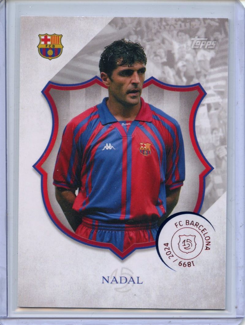 2024-25 Barcelona 125th Anniversary Miguel Angel Nadal Legacy