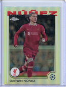 2024-25 Topps Chrome UEFA Club Comps Darwin Nunez Refractor