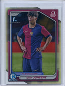 2024-25 Topps Chrome UEFA Club Comps Quim Junyent Bowman UEFA Youth League