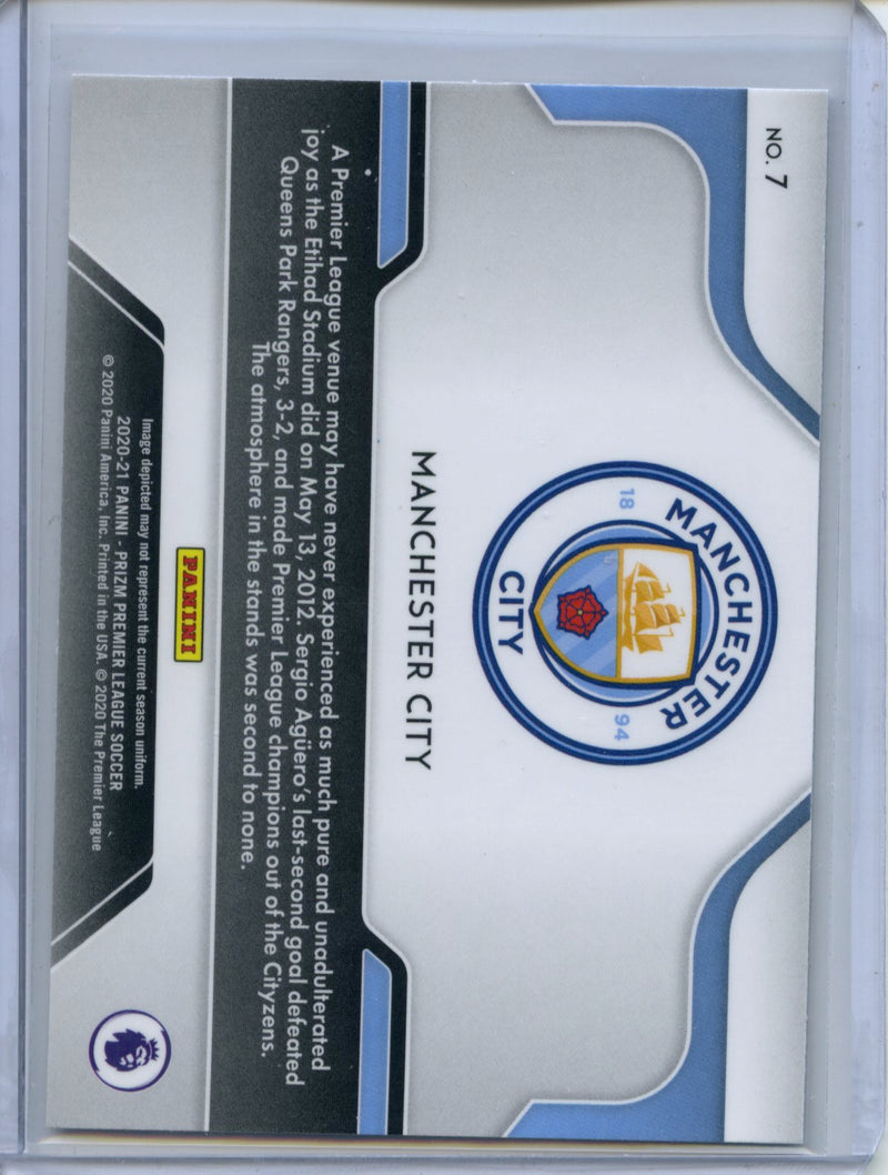 2020-21 Panini Prizm Premier League Manchester City Atmosphere