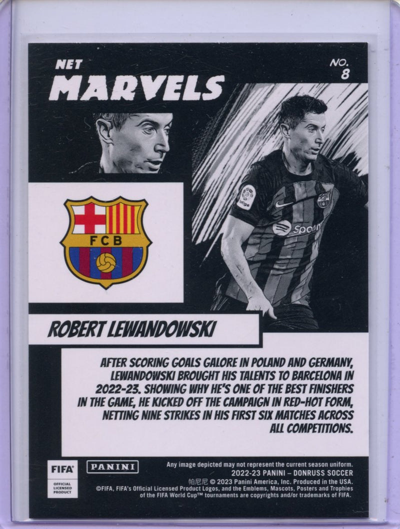 2022-23 Donruss FIFA Robert Lewandowski Net Marvels