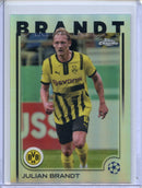 2024-25 Topps Chrome UEFA Club Comps Julian Brandt Refractor