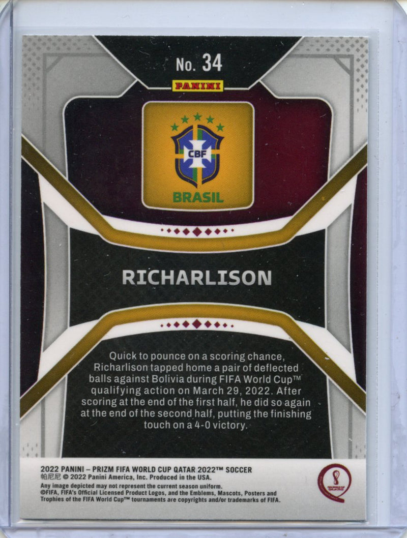 2022 Panini Prizm FIFA World Cup Qatar Richarlison