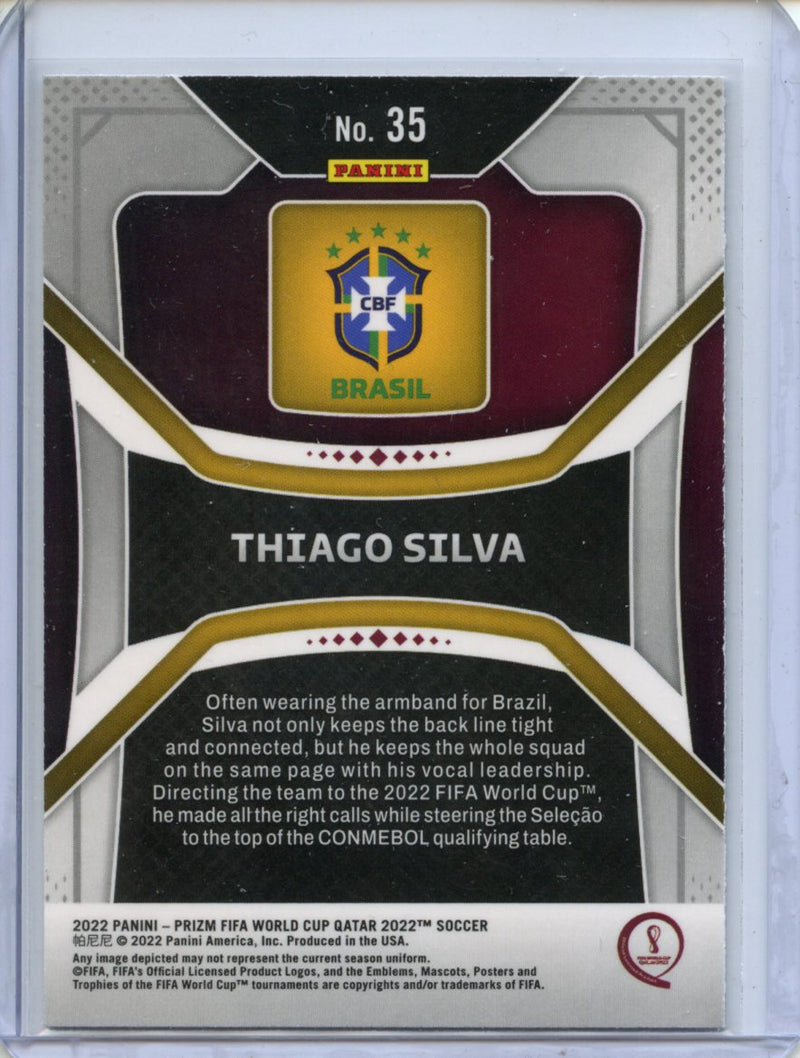 2022 Panini Prizm FIFA World Cup Qatar Thiago Silva