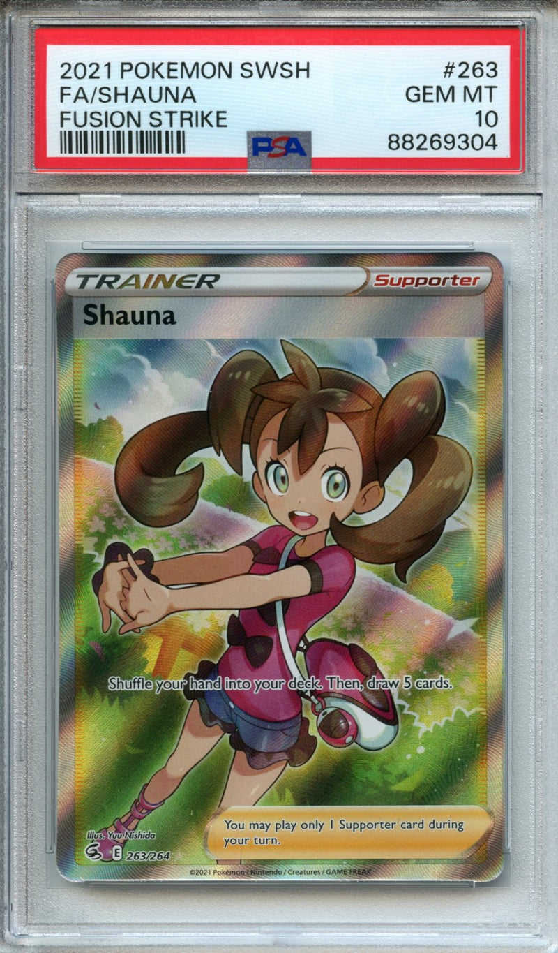 2021 Pokemon Sword & Shield Fusion Strike Full Art Shauna