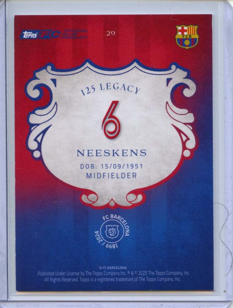 2024-25 Barcelona 125th Anniversary Johan Neeskens Legacy