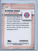 2021-22 Topps Bundesliga Stadium Club Chrome Alphonso Davies Line Runners