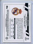 2022-23 Topps Chrome UEFA Karim Benzema Black & White Ray Wave