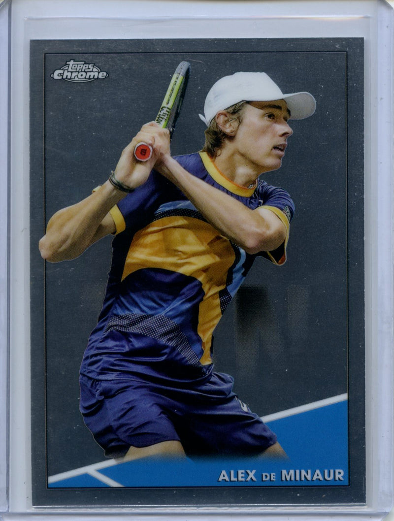 2021 Topps Chrome Tennis Alex De Minaur