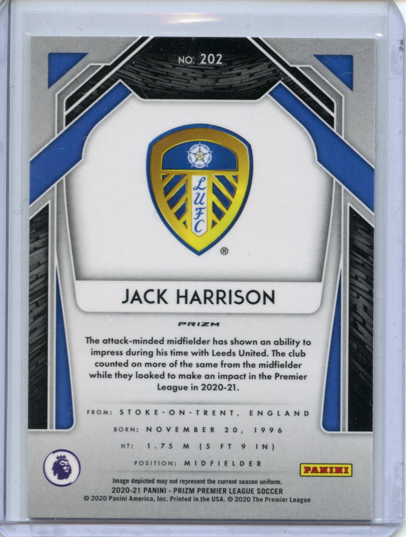 2020-21 Panini Prizm Premier League Jack Harrison Breakaway Prizm