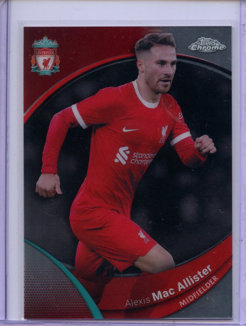 2023-24 Topps Chrome Liverpool Alexis Mac Allister