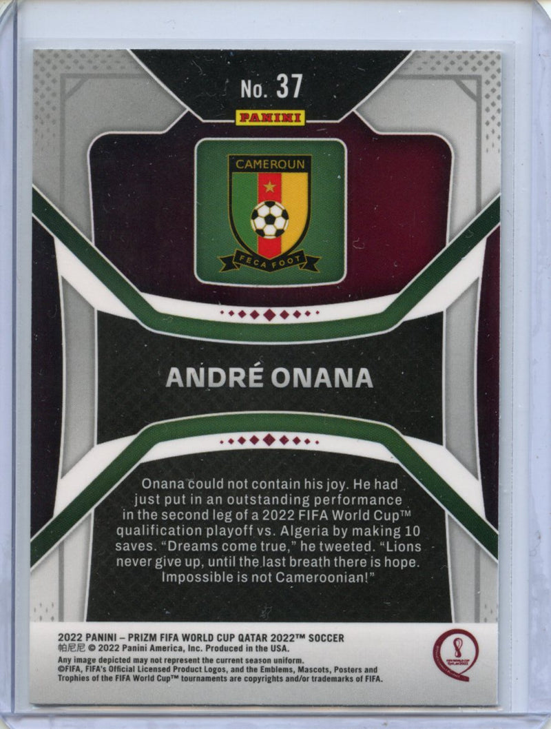 2022 Panini Prizm FIFA World Cup Qatar Andre Onana