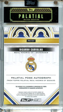 2024-25 Topps Real Madrid Palatial Ricardo Carvalho Palatial Pose Autograph Black 10/10