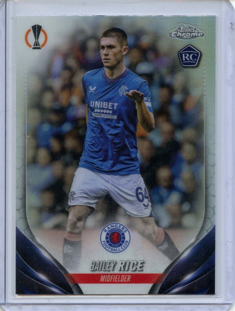 2023-24 Topps Chrome UEFA Bailey Rice Refractor