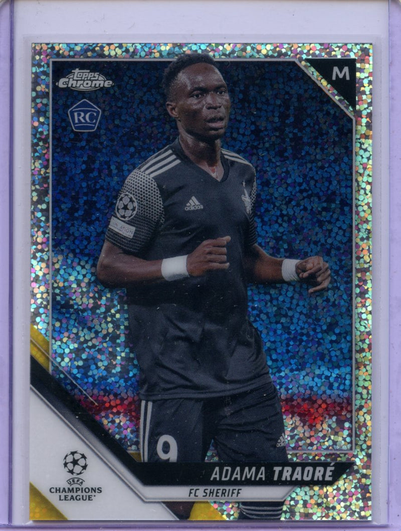 2021-22 Topps Chrome UEFA CL Adama Traore Speckle Refractor