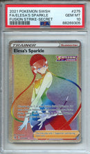 2021 Pokemon Sword & Shield Fusion Strike Secret Full Art Elesa's Sparkle