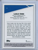 2021 Topps Chrome Tennis Laslo Dere