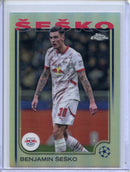 2024-25 Topps Chrome UEFA Club Comps Benjamin Sesko Refractor