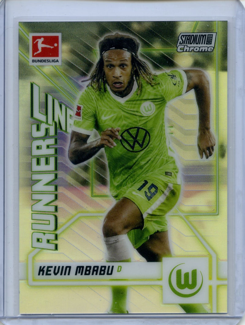 2021-22 Topps Bundesliga Stadium Club Chrome Kevin Mbabu Line Runners