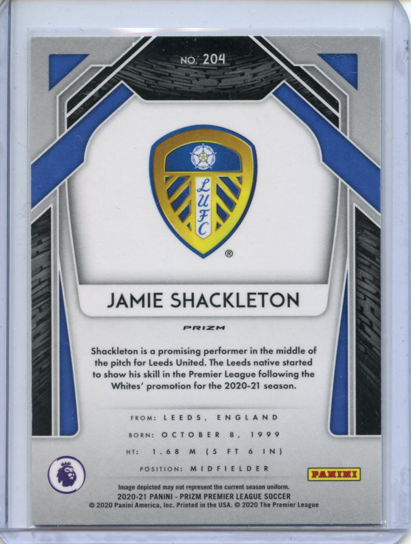 2020-21 Panini Prizm Premier League Jamie Shackleton Breakaway Prizm