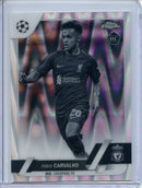 2022-23 Topps Chrome UEFA Fabio Carvalho Black & White Ray Wave