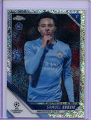 2021-22 Topps Chrome UEFA CL Samuel Edozie Speckle Refractor