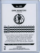 2018-18 NBA Hoops Dirk Nowitzki Tribute