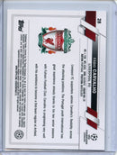 2022-23 Topps Chrome UEFA Fabio Carvalho Black & White Ray Wave